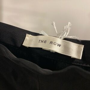 The Row, wide leg wool blend pants, size 8